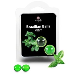 Secretplay - Brazilian Balls  Menta Set  2 Bolas de Secretplay Cosmetic | Piumer