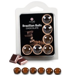 Secretplay - Set 6 Brazilians Balls Chocolate de Secretplay Cosmetic | Piumer