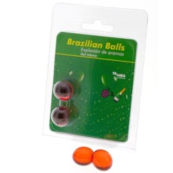 Brazilian Balls Gel Íntimo Fresas & Champn 2 Bolas de Taloka | Piumer