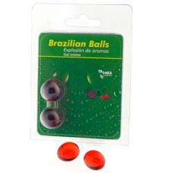 Brazilian Balls Gel Íntimo Fresa & Cereza 2 Bolas de Taloka | Piumer