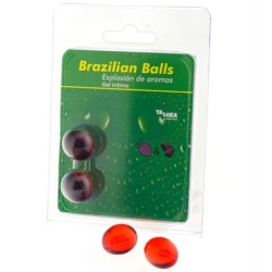 Brazilian Balls Gel Íntimo Fresa & Chocolate 2 Bolas de Taloka | Piumer