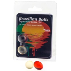 Brazilian Balls Gel Excitante Efecto Super Caliente 2 Bolas de Taloka | Piumer