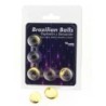 Brazilian Balls Gel Excitante Efecto Vibración Y Shock 5 Bolas de Taloka | Piumer
