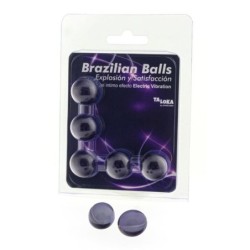 Brazilian Balls Gel Excitante Efecto Vibración Eléctrica 5 Bolas de Taloka | Piumer