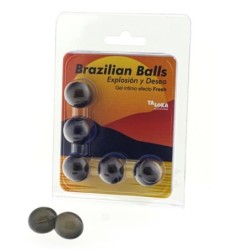Brazilian Balls Gel Excitante Efecto Frescor 5 Bolas de Taloka | Piumer