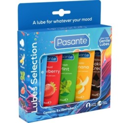 Pack Lubricantes Sabores Variados 5 Uds X 15 Ml de Pasante | Piumer