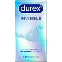 Durex - Preservativos Invisible Ultra Fino 12 Unidades de Durex Condoms | Piumer
