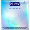 Durex - Preservativos Invisible Ultra Fino 3 Unidades de Durex Condoms | Piumer