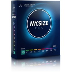 My Size - Pro Preservativos 45 Mm 3 Unidades de My Size Pro | Piumer
