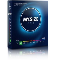 My Size - Pro Preservativos 47 Mm 3 Unidades de My Size Pro | Piumer