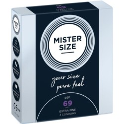 Preservativos Talla Xxxl 69 Mm (3 Unidades) de Mister Size | Piumer