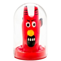 Preservativo Decorativo Pintado A Mano Diablo Rojo de Condomerie | Piumer