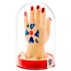 Preservativo Decorativo Pintado A Mano Palma De La Mano Modelo 1 de Condomerie | Piumer