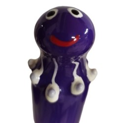 Preservativo Decorativo Pintado A Mano Pulpo Morado de Condomerie | Piumer