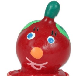Preservativo Decorativo Pintado A Mano Tomate de Condomerie | Piumer