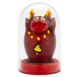 Preservativo Decorativo Pintado A Mano Toro Modelo 1 de Condomerie | Piumer