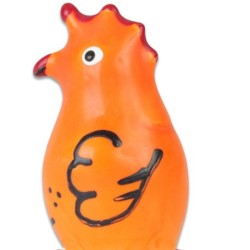 Preservativo Decorativo Pintado A Mano Gallo Modelo 1 de Condomerie | Piumer