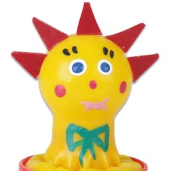 Preservativo Decorativo Pintado A Mano Sol de Condomerie | Piumer