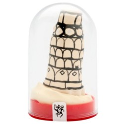 Preservativo Decorativo Pintado A Mano Torre De Pisa de Condomerie | Piumer