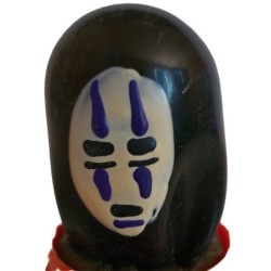 Preservativo Decorativo Pintado A Mano Mascarilla Fantasma Negro de Condomerie | Piumer