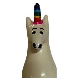 Preservativo Decorativo Pintado A Mano Arcoíris Unicornio de Condomerie | Piumer