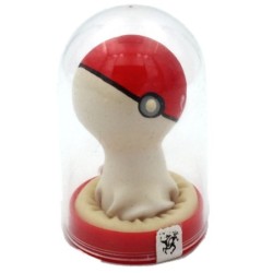 Preservativo Decorativo Pintado A Mano Pokebola Rojo-Blanco de Condomerie | Piumer