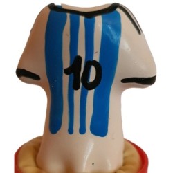 Preservativo Decorativo Pintado A Mano Camiseta Messi N10 de Condomerie | Piumer