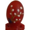 Preservativo Decorativo Pintado A Mano Huevo De Pascua Rojo de Condomerie | Piumer
