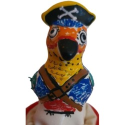 Preservativo Decorativo Pintado A Mano Capitn Loro de Condomerie | Piumer