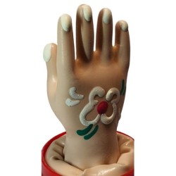 Preservativo Decorativo Pintado A Mano Mano Modelo 2 de Condomerie | Piumer