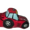Preservativo Decorativo Pintado A Mano Tractor Rojo Xl de Condomerie | Piumer
