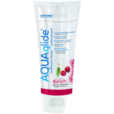 Lubricante Sabor Cereza 100 Ml de Joydivision Aquaglide | Piumer