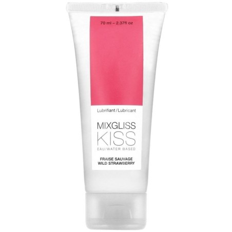 Lubricante Base Agua Sabor A Fresa 70 Ml de Mixgliss | Piumer