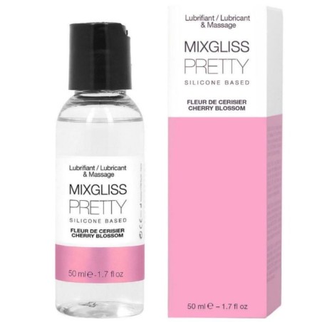 Pretty Lubricante Silicona Flor De Cereza 50 Ml de Mixgliss | Piumer