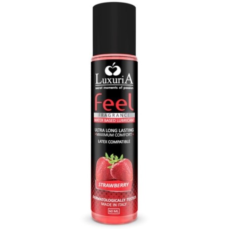 Intimateline - Luxuria Feel Lubricante Base Agua Fresa 60 Ml de Intimateline Luxuria | Piumer