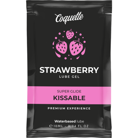 Coquette Chic Desire - Pocket Lubricante Kissable Base Agua Fresa 10 Ml de Coquette Cosmetics | Piumer