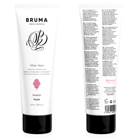 Gel Deslizante Con Aloe Vera Sabor A Nube 100 Ml de Bruma | Piumer