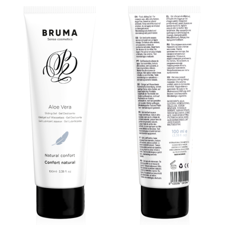 Gel Deslizante Con Aloe Vera Confort Natural 100 Ml de Bruma | Piumer