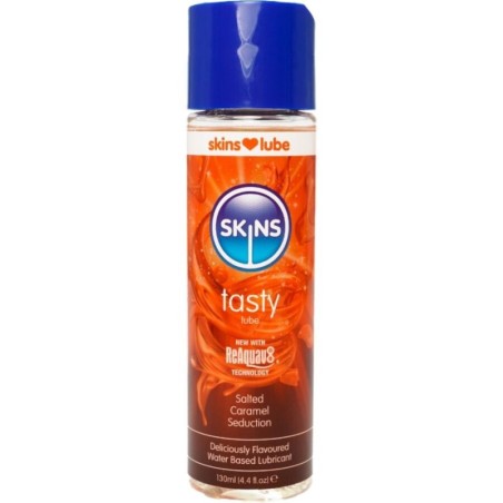 Tasty Lubricante Base De Agua Caramelo Salado 130 Ml de Skins | Piumer