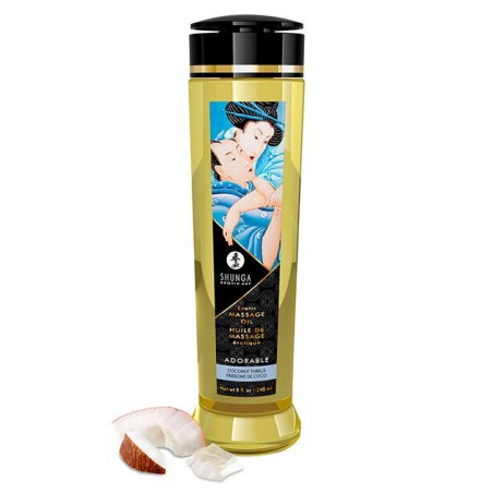 Shunga - Aceite De Masaje Erótico Adorable 240 Ml de Shunga Oils | Piumer