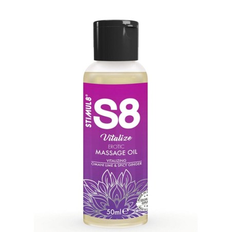 S8 Vitalize Aceite De Masaje Erótico Lima 50 Ml de Stimul8 | Piumer