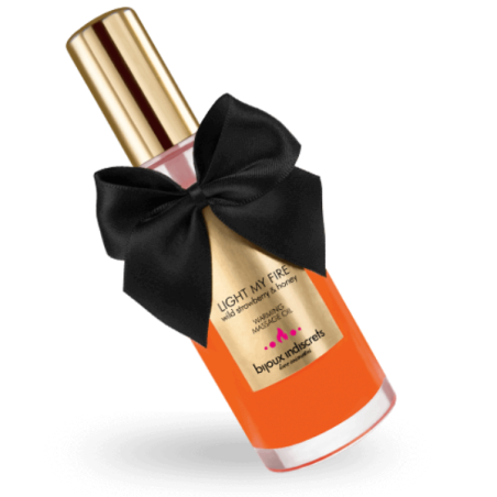 Bijoux - Aceite Masaje Efecto Calor Aroma Fresa de Bijoux Love Cosmetiques | Piumer