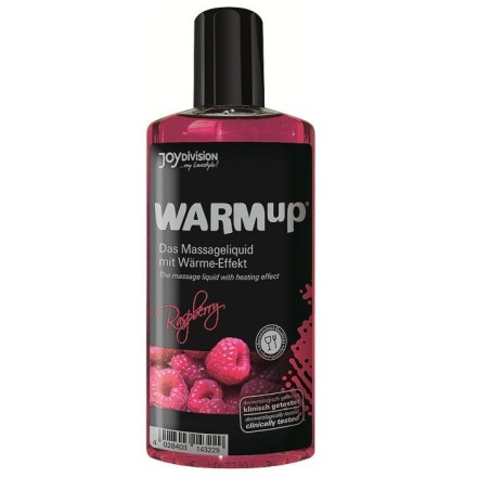 Aceite De Masaje Efecto Calor Frambuesa 150Ml de Joydivision Warmup | Piumer