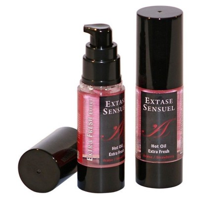 Aceite Masaje Efecto Extra Fresh Fresa 30 Ml de Extase Sensual | Piumer