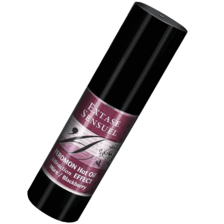 Aceite Masaje Efecto Calor Con Feromonas Mora 30 Ml de Extase Sensual | Piumer