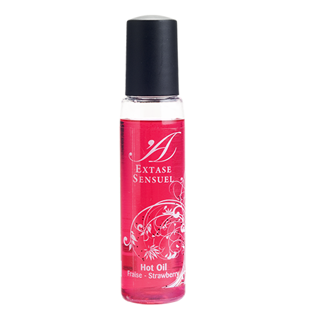 Aceite Estimulante Fresa Viaje Calor 35 Ml de Extase Sensual | Piumer
