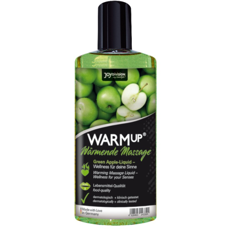 Aceite De Masaje Manzana Verde 150 Ml de Joydivision Warmup | Piumer