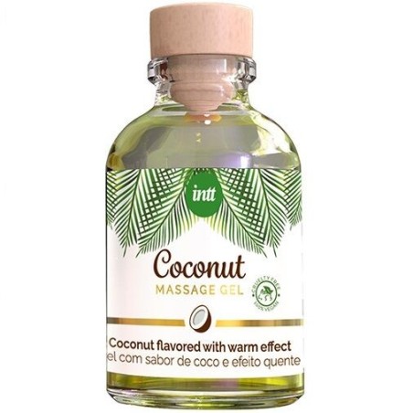 Intt - Gel De Masaje Vegano Con Sabor A Coco Y Efecto Calor de Intt Vegan Line | Piumer