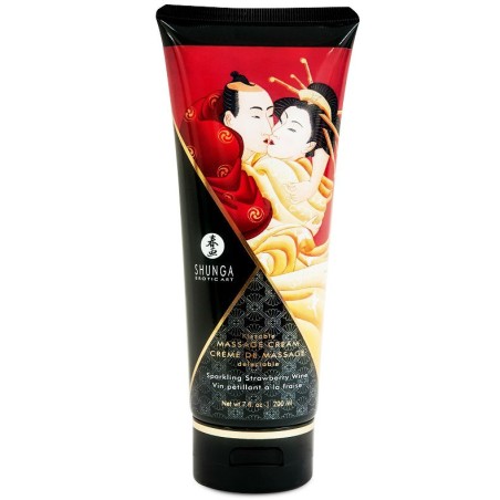 Shunga - Crema Masaje Fresas Y Cava 200 Ml de Shunga Massage Cream | Piumer