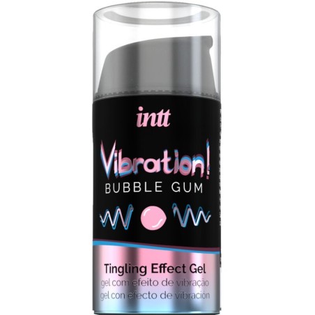 Intt - Potente Estimulante Íntimo Gel Vibrador Liquido Chicle 15Ml de Intt Unisex Arousal Gel | Piumer